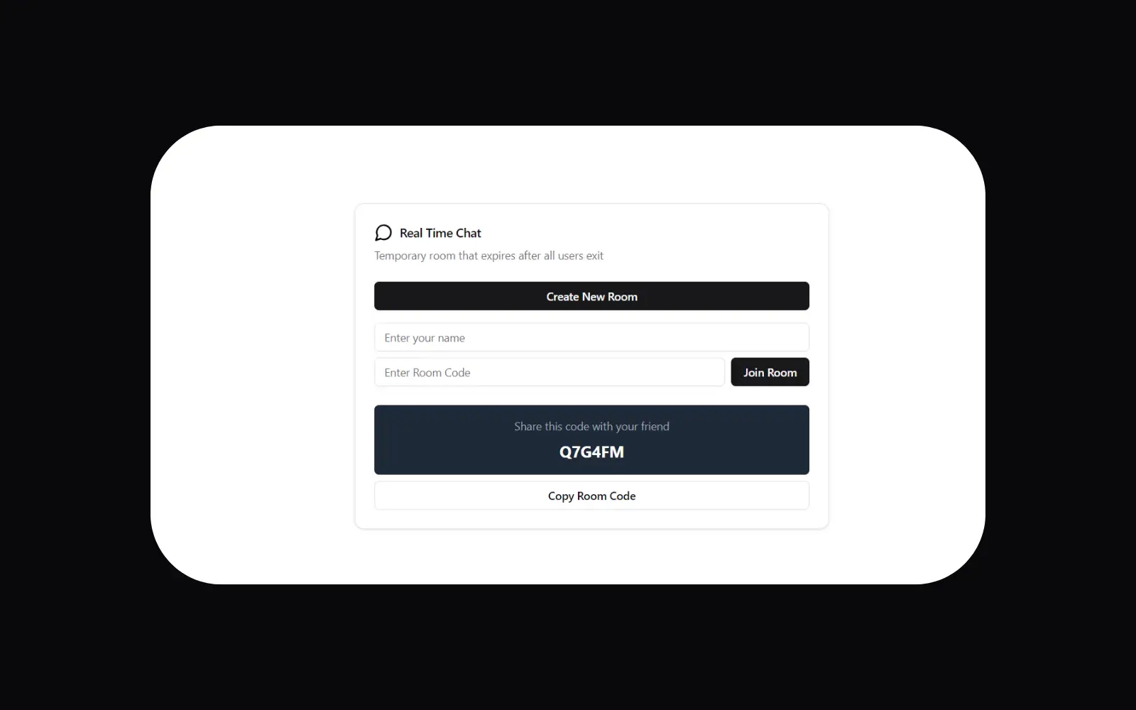 Broadcasting Chat Application