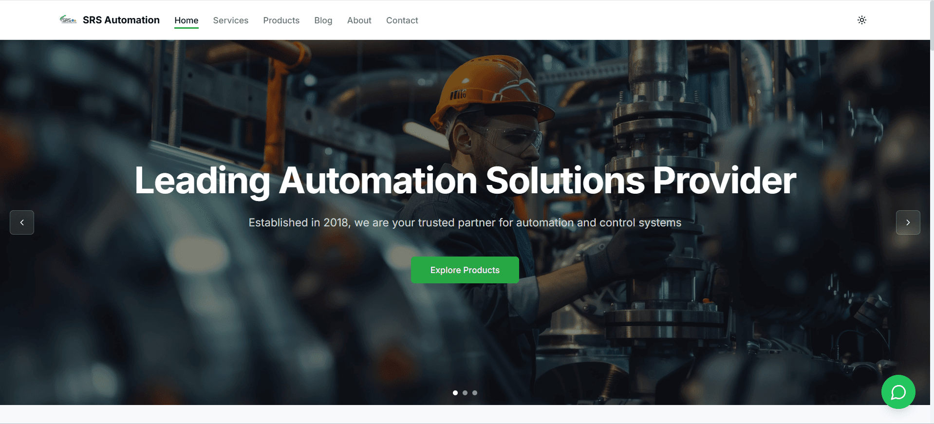 SRS Automation & Control Systems - Freelancing Project