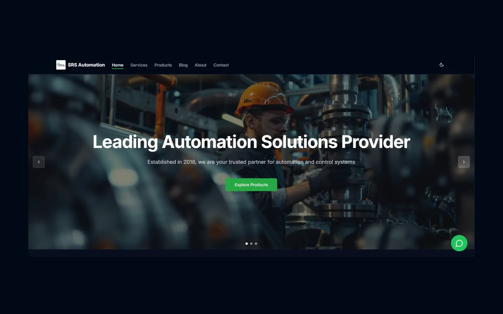 SRS Automation & Control Systems - Freelancing Project